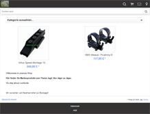 Tablet Screenshot of jagdshop-online.de